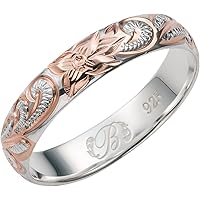 Amazon | BYTHESEA ハワイアンジュエリー リング 刻印無料